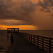 Sunset on the Left, Rain Storm on the Right! by rickster549
