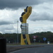 I thought Spanish roundabouts had strange things in the middle. This French one was amazing!  by chimfa