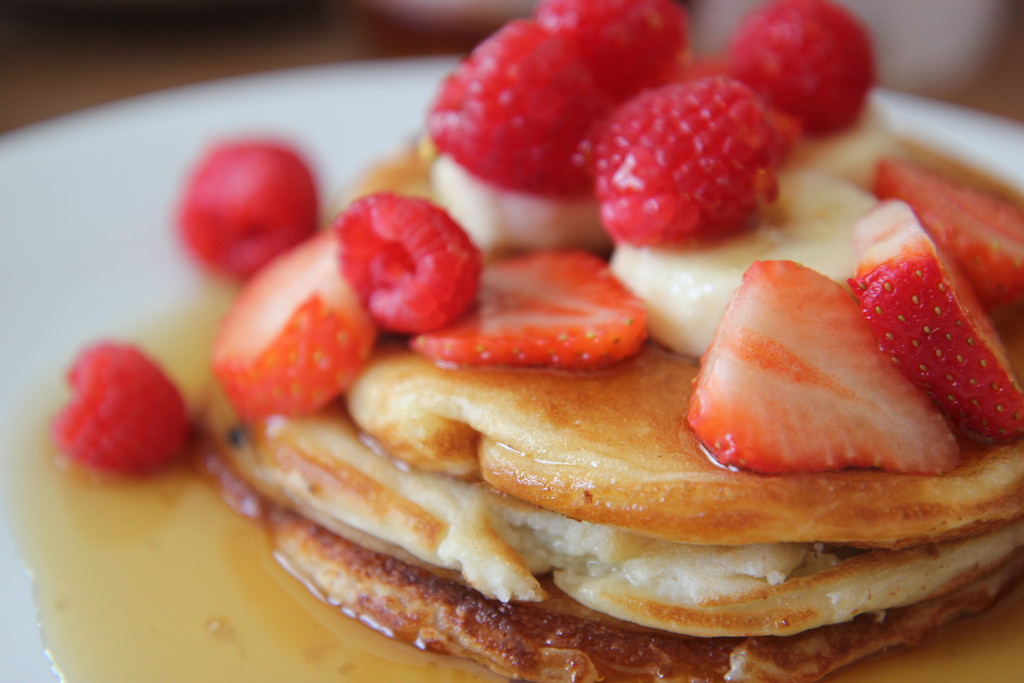 Summer Berry Pancakes by cookingkaren