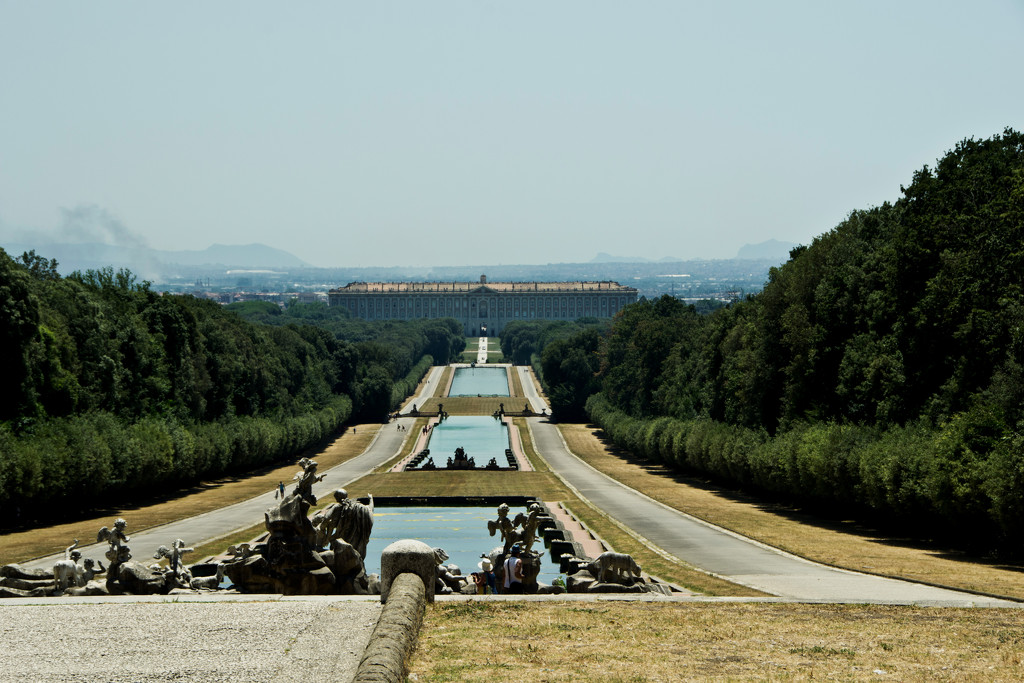 LOOKING TOWARDS CASERTA PALACE by sangwann