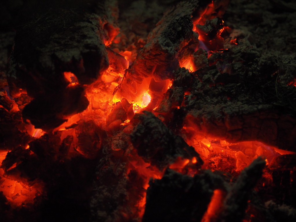 Demon in the Hot Coals by selkie