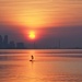 Early Morning Paddle Boarder by selkie