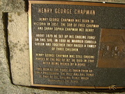 17th Aug 2017 - Plaque Dromana pioneer Henry Chapman