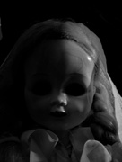 8th Aug 2017 - vintage doll in b&w