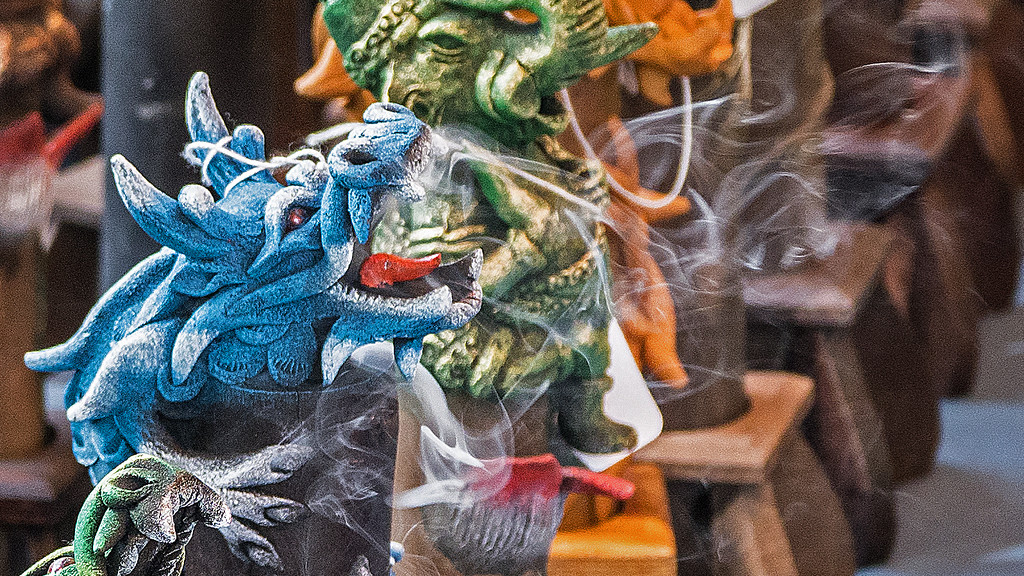 Dragon Insence Closeup by rminer