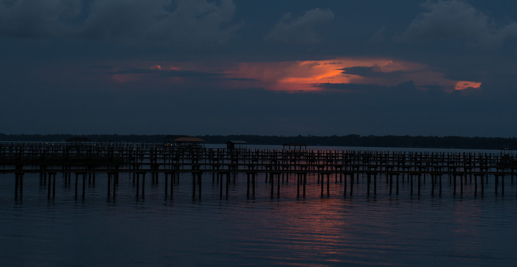 Sunset Over the Piers! by rickster549