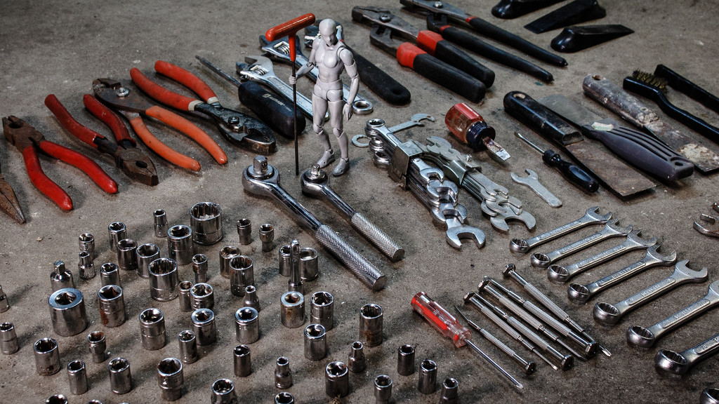 Contents of an old tool box. by batfish