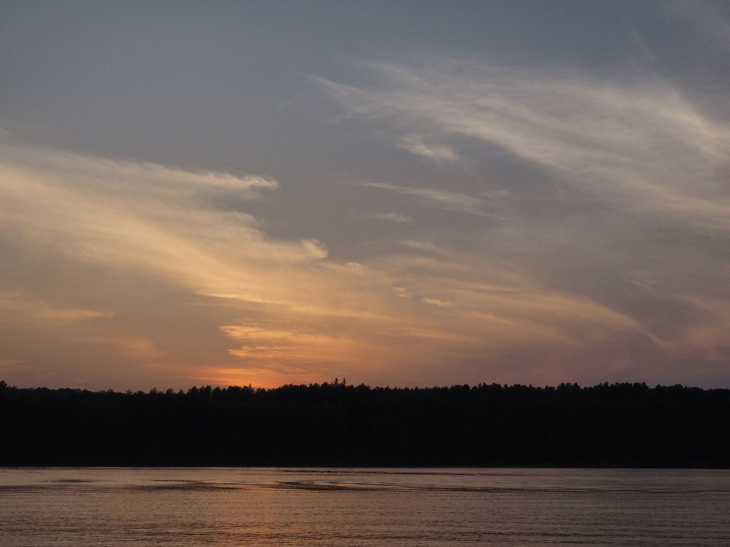 Sunset on Farlain Lake by selkie
