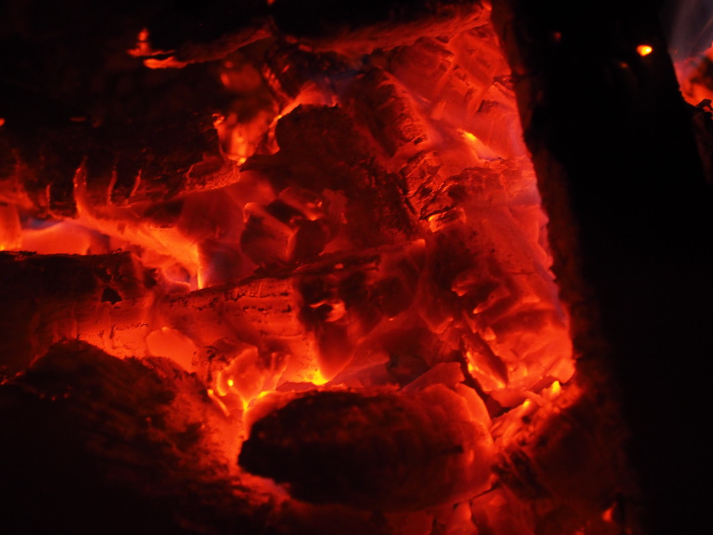 Glowing Coals by selkie