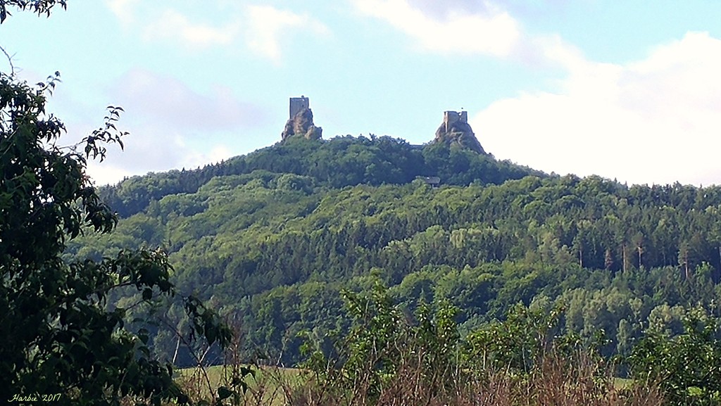 Trosky Castle From a Distance by harbie