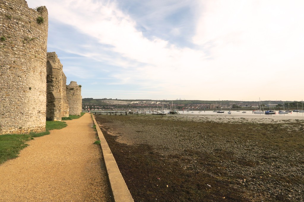 Portchester Castle & Harbour by davemockford