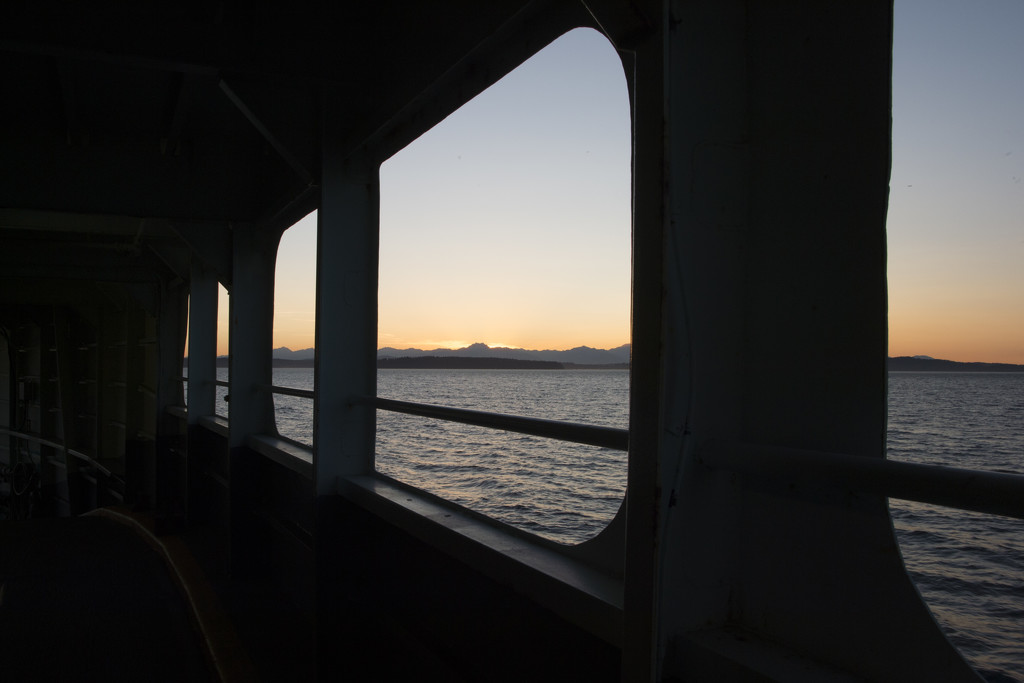 Sunset from the Ferry by epcello