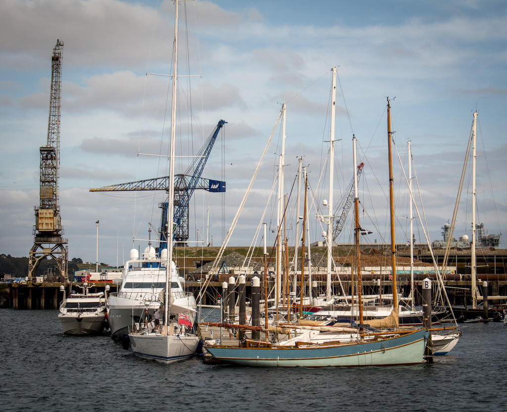 Falmouth Docks by swillinbillyflynn