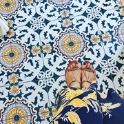 25th Aug 2017 - When you find tiles matching with your dress....