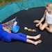  A play date on the trampoline by kiwichick