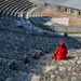 241 - Lady in red at Roman amphitheatre by bob65
