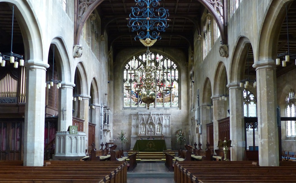  Inside St Peter's Church, Winchcombe  by susiemc