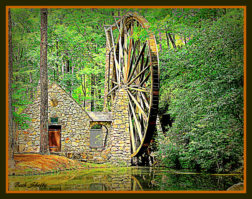 Big Wheel, Little Mill by vernabeth