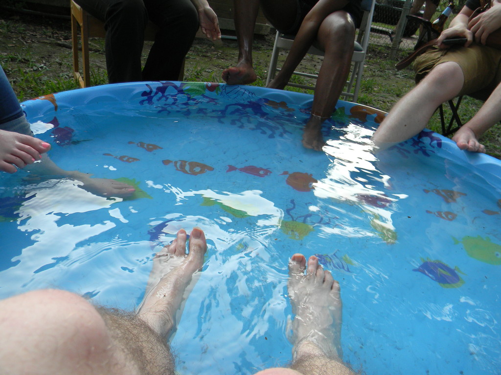 Feet in Pool by sfeldphotos