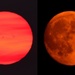 Montana Haze Casts Shades of Orange on Kansas Sunrise and Moon on Same Day by kareenking