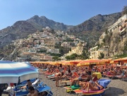 8th Sep 2017 - On the beach in Positano. 