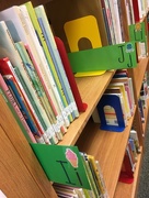 7th Sep 2017 - new shelf markers in the easy reading section