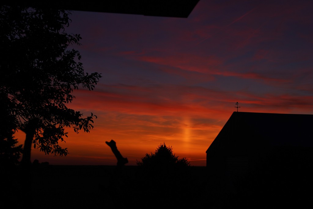 Sunset From The Patio by bjchipman