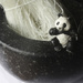 panda likes vermicelli, not  bamboo shoots by kali66