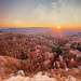 Sunrise Over Bryce Canyon by pdulis
