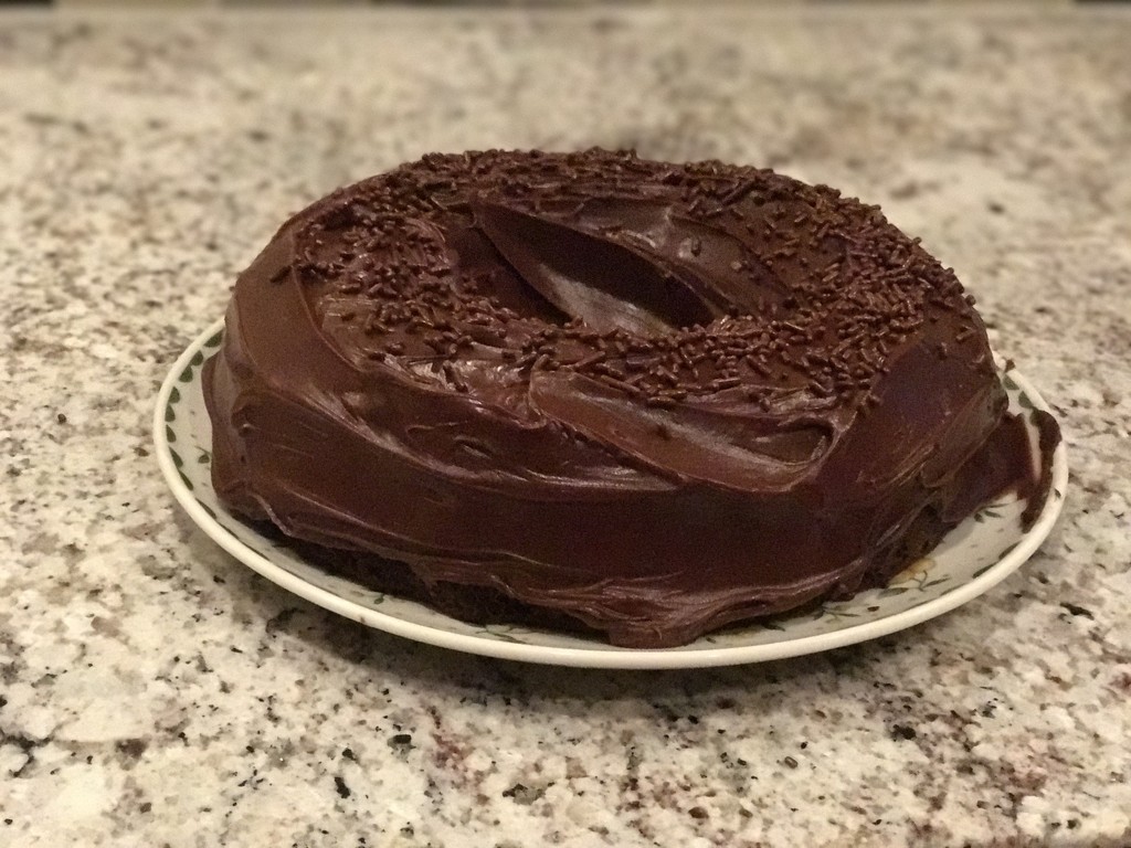 Chocolate birthday cake by kdrinkie
