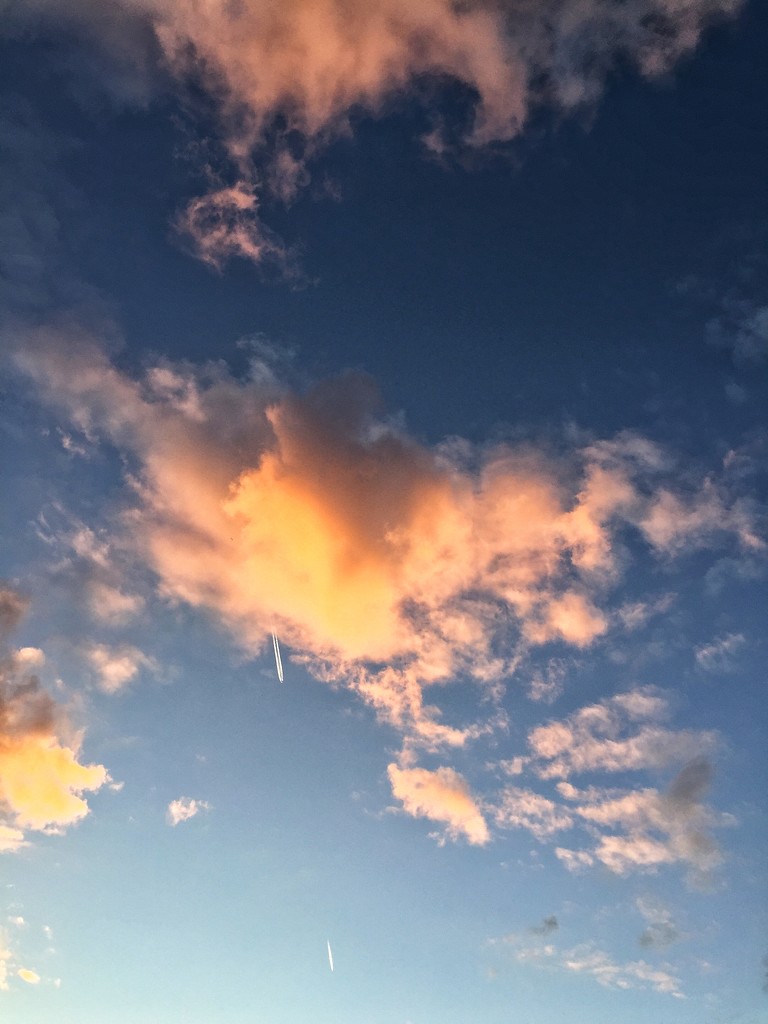 Orange clouds.  by cocobella
