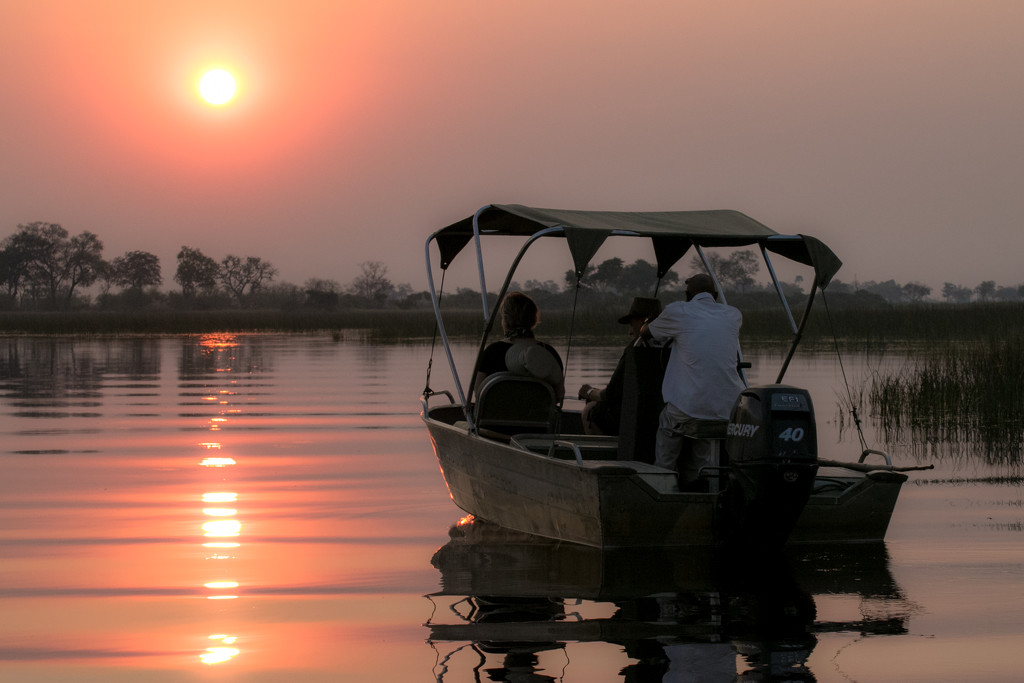 Sunset on Botswana by peadar