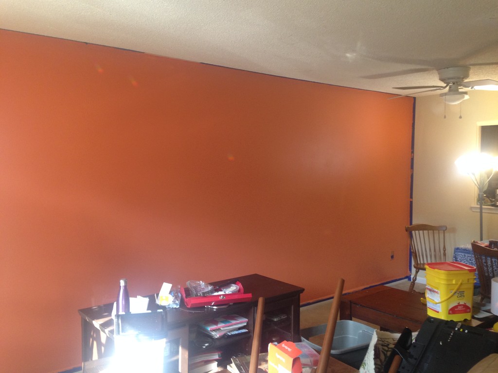 New Orange Living Room by gratitudeyear