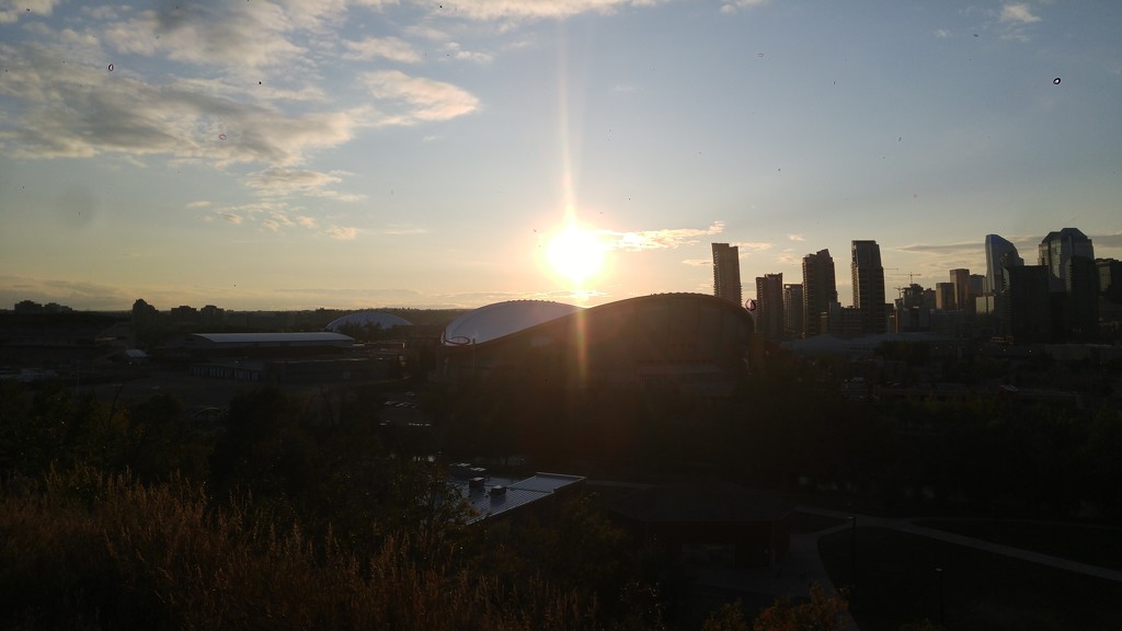 Sunset over Calgary by bkbinthecity