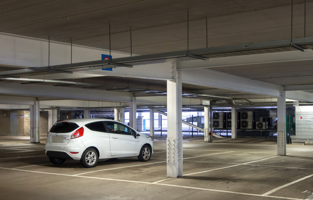 Nearly Empty Car Park by frequentframes