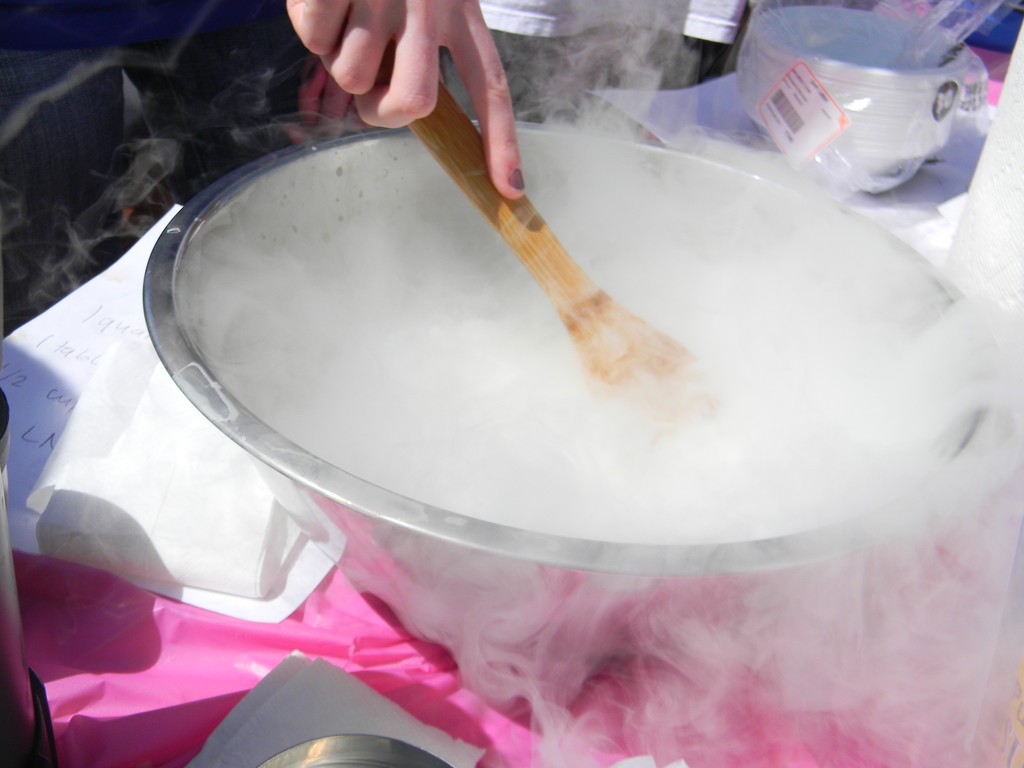 Making Liquid Nitrogen Ice Cream by sfeldphotos