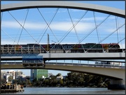 18th Sep 2017 - One of the many bridges across the Brisbane River.