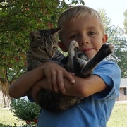 19th Sep 2017 - Parker and his cat