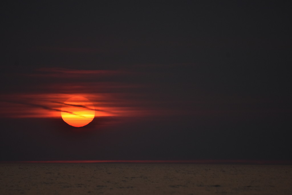 Sunset on Lake Huron by jayberg