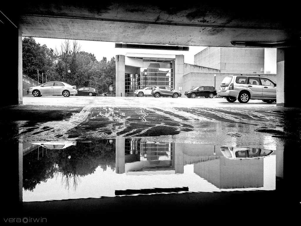 Parking Puddle  by vera365