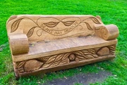 22nd Sep 2017 - Carved bench