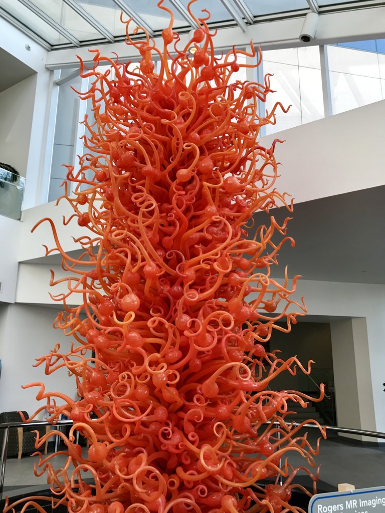 The Chihuly blown glass Seay Tower by louannwarren