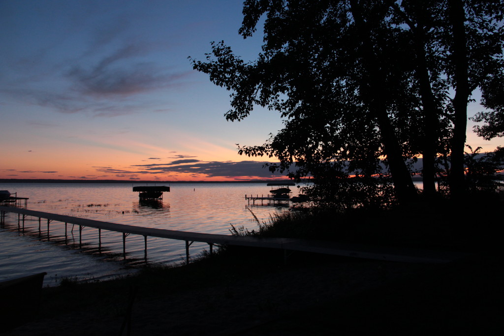 sunset pidgeon lake by jennyjustfeet