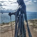 Gallos - a statue erected on the hills of Tintagel castle. I liked it and seeing how many people were taking pics I think others did too, but apparently some are saying it makes the castle more like a theme park! by lyndamcg