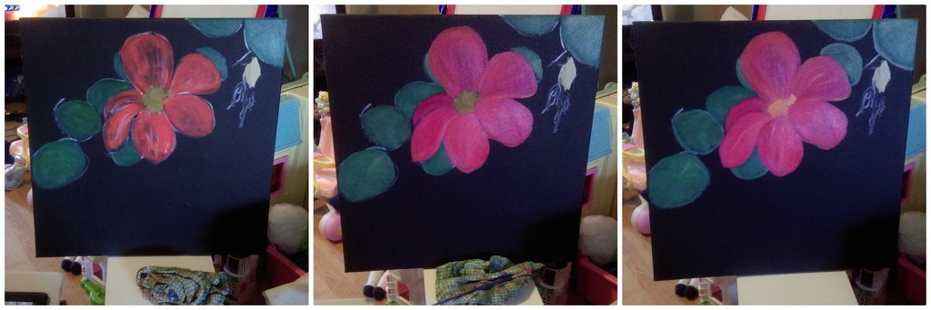 Flower Painting by mozette