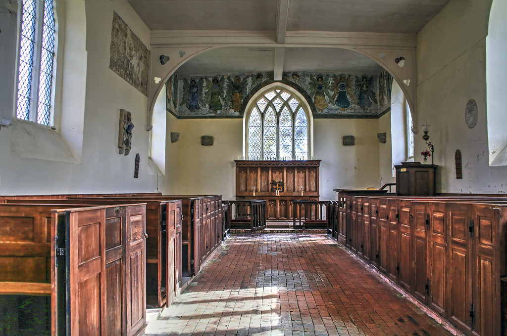 East Guldeford Church Interior by megpicatilly
