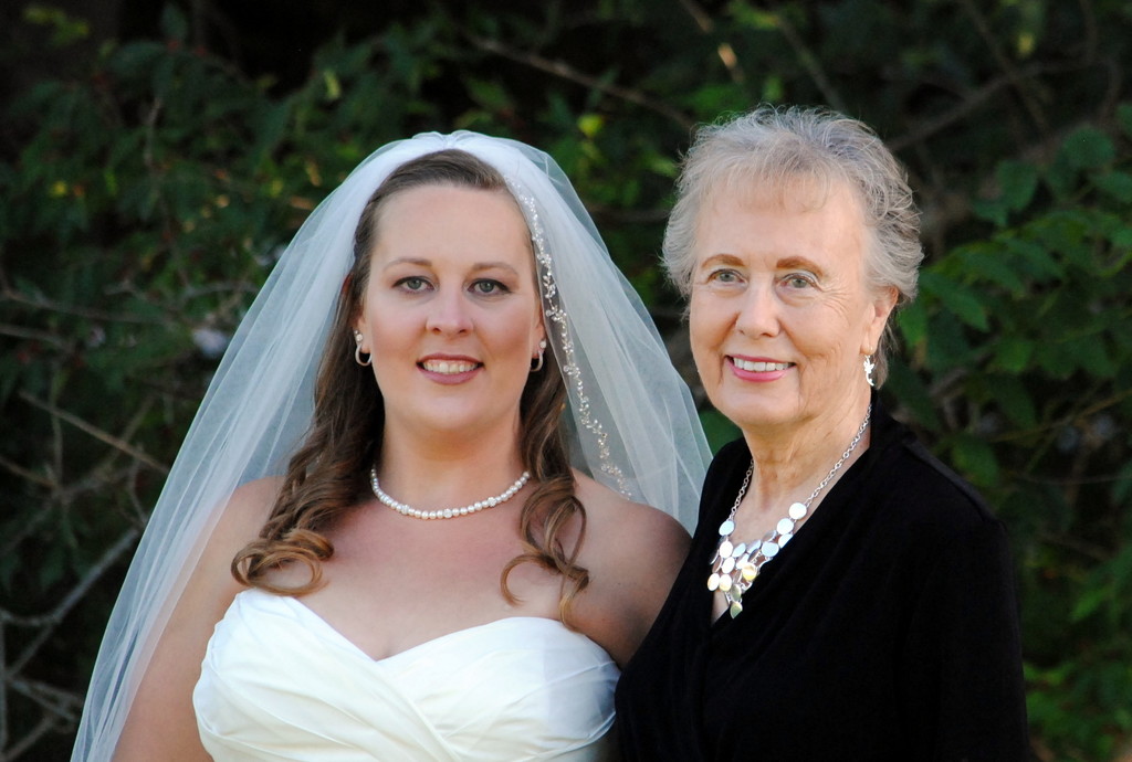 The Bride and her Grandmother by genealogygenie
