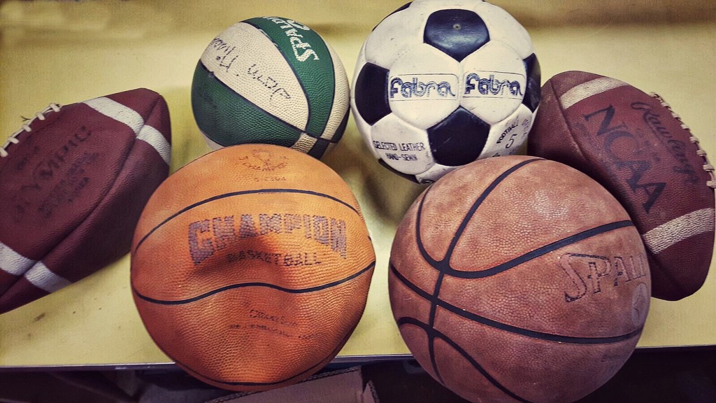 Old balls from a past childhood by caterina
