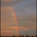rainbow at sunset by jokristina