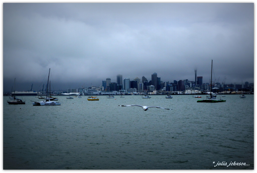 Auckland City ... Under the mist... by julzmaioro